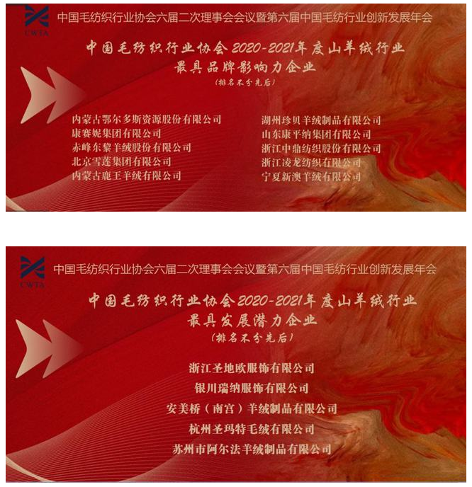  中国毛纺织行业协会六届二次理事会会议