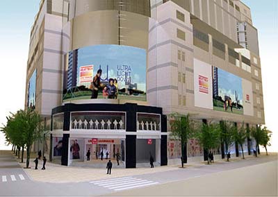 优衣库今将在上海开设全球最大旗舰店
